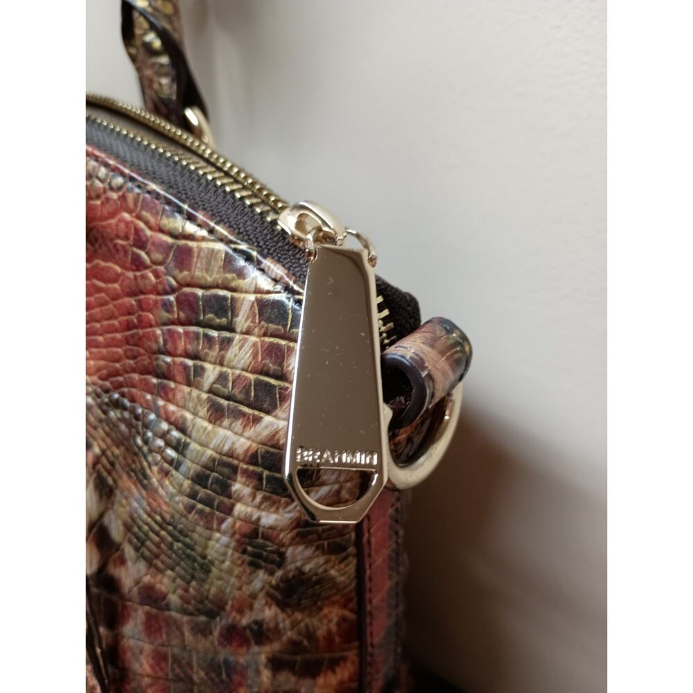 Brahmin Duxbury Satchel + Ady Wallet in TARTAN ANIMAL - Picture 4 of 13
